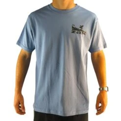 Zak T-Shirt The Oasis Logo Coral Blue