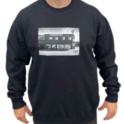Zak Crew Neck Sweater Capture Black And White