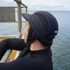 Knok Surfwear Baseball Hard Cap - Black -MELBOURNE SURF Shop 9083B7F3 8BDD 4E4E B632 AA5D73D8BD95