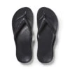 Archies Arch Support Thongs In Black