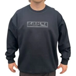 Zak Crew Neck Sweater OG Surf Sticker Logo Blackout