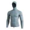 Florence Marine X Windshield L/S Hooded Rashguard - Light Sea Blue