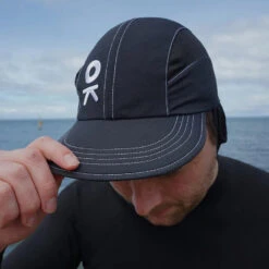 Knok Surfwear Baseball Hard Cap - Black -MELBOURNE SURF Shop KNOCK 7