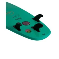 MF BEASTIE SUPERSOFT SOFTBOARD 8'0" -MELBOURNE SURF Shop MF BEASTIE AQUA 6 Photoroom