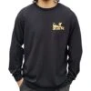Zak Surfboards Long Sleeve Gold Surf Logo In Black