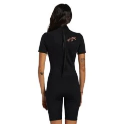 Billabong Womens 2/2mm Foil FL Springsuit -MELBOURNE SURF Shop abjw500112 billabong blk bck1 Photoroom