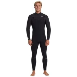 Billabong 4/3mm Furnace Natural Chest Zip Steamer Wetsuit
