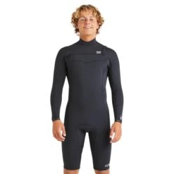 Billabong Mens 2/2mm Absolute Natural Chest Zip Long Sleeve Springsuit