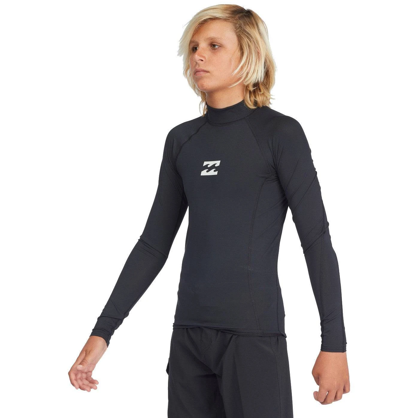 Billabong Boys All Day Wave Performance Rash Vest Black Billabong Boys All Day Wave Performance Rash Vest Black -MELBOURNE SURF Shop billabong boys all day wave performance rash vest black kids wetsuits billabong 567130