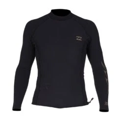 Billabong Revolution Natural 1mm Jacket Black Wetsuit -MELBOURNE SURF Shop billabong revolution natural 1mm jacket black mens wetsuits billabong 838011