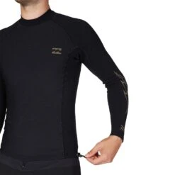 Billabong Revolution Natural 1mm Jacket Black Wetsuit -MELBOURNE SURF Shop billabong revolution natural 1mm jacket black mens wetsuits billabong 982256