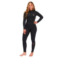 Billabong Synergy 4/3 GBS Back Zip Steamer Wild Black Wetsuit