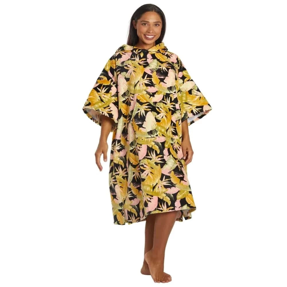 Billabong Womens Hooded Towel Jungle Night Billabong Womens Hooded Towel Jungle Night -MELBOURNE SURF Shop billabong womens hooded towel jungle night wetsuit water apparel accessories billabong 654639