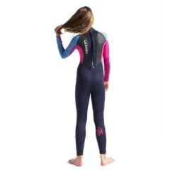 C-Skins Element 3/2 Junior Steamer Slate / Magenta / Powder Blue -MELBOURNE SURF Shop c skins element 32 junior steamer slatemagentapowder blue kids wetsuits c skins 324437
