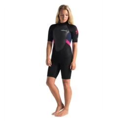 C-Skins Element 3/2 Womens Spring Black/Slate/Coral