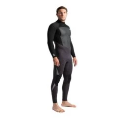 C-Skins Legend 3/2 Mens Back Zip Steamer Anthracite / Black / Grey -MELBOURNE SURF Shop c skins legend 32 mens back zip steamer anthraciteblackgrey mens wetsuits c skins 874005
