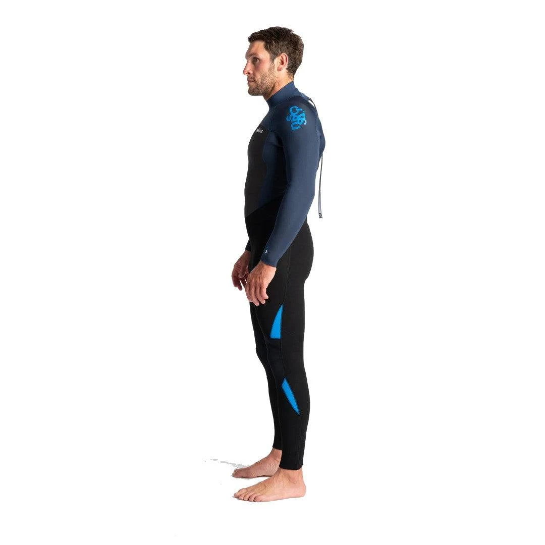 C-Skins Legend 3/2 Mens Back Zip Steamer Black / Bluestone / Cyan C-Skins Legend 3/2 Mens Back Zip Steamer Black / Bluestone / Cyan -MELBOURNE SURF Shop c skins legend 32 mens back zip steamer blackbluestonecyan mens wetsuits c skins 902131