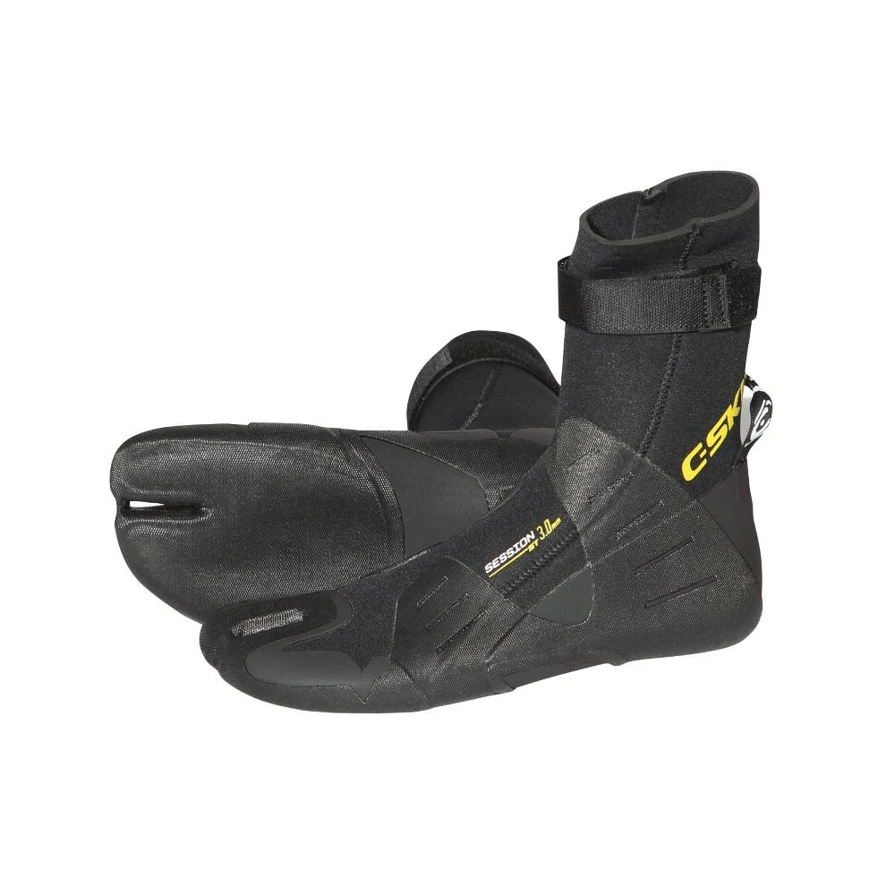 C-Skins Session Adult 3mm Split Toe Boot Black / Yellow C-Skins Session Adult 3mm Split Toe Boot Black / Yellow -MELBOURNE SURF Shop c skins session adult 3mm split toe boot black yellow wetsuit water apparel accessories c skins 9 794399
