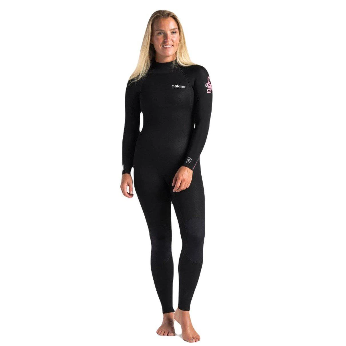 C-Skins Surflite 3/2 Womens Back Zip Steamer Black / Heather Rose / Rose Shade C-Skins Surflite 3/2 Womens Back Zip Steamer Black / Heather Rose / Rose Shade -MELBOURNE SURF Shop c skins surflite 32 womens back zip steamer black heather rose rose shade womens wetsuits c skins 4 165063