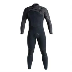 C-Skins Wired 4/3 Chest Zip Steamer Wetsuit Meteor X/Black X/Ultra Cyan