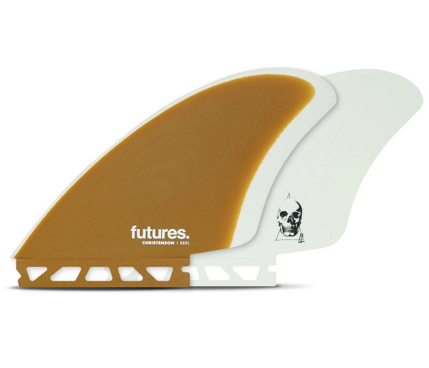 Futures - Christenson FG Keel - Brown/White - Demo Futures - Christenson FG Keel - Brown/White - Demo -MELBOURNE SURF Shop christenson fg keel brownwhite surfboard fins futures 628418