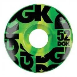 DGK Swirl Formula Green Wheels 52mm
