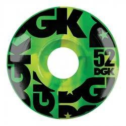 DGK Swirl Formula Green Wheels 52mm DGK Swirl Formula Green Wheels 52mm -MELBOURNE SURF Shop dgk swirl formula green wheels 52mm skateboard hardware dgk 897443