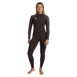 Roxy Womens 4/3mm Elite XT Stretch Chest Zip Wetsuit