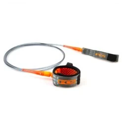 FCS 6' All Round Essential Leash -MELBOURNE SURF Shop fcs 6 all round essential leash legropes leashes fcs charcoalblood orange 990644