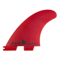 FCS II Accelerator Neo Glass Eco Red Tri Fins