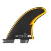 FCS II GL PC Medium Black Tri Fin Set 2 FCS II GL PC Medium Black Tri Fin Set -MELBOURNE SURF Shop fcs ii gl pc medium black tri fin set surfboard fins fcs 499160