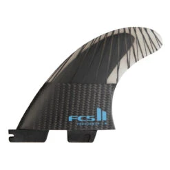 FCS II Performer PC Carbon Tranquil Blue Tri Fin Set - M - Demo