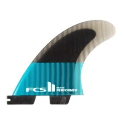 FCS II Performer PC Teal/Black Tri Fins