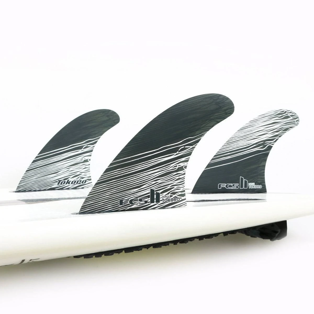 FCS II Tokoro PC Tri Fin Set FCS II Tokoro PC Tri Fin Set -MELBOURNE SURF Shop fcs ii tokoro pc tri fin set surfboard fins fcs 293676