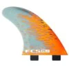 FCS PC-7 Orange Smoke Tri Retail Fins