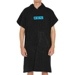 FCS Poncho Towel -MELBOURNE SURF Shop fcs poncho wetsuit water apparel accessories fcs black old logo 159527