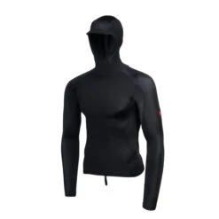 Florence Marine X Standard Issue L/S Utility Pocket Hooded Rashguard - Black
