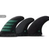 Futures F6 Alpha Series Medium 5-Fin Set Carbon/Teal