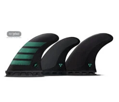 Futures F6 Alpha Series Medium 5-Fin Set Carbon/Teal