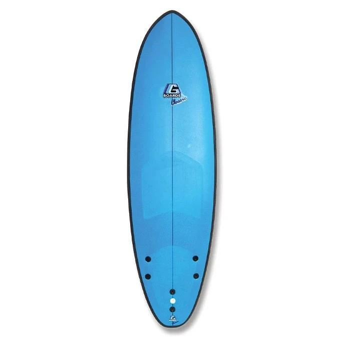 GBoards Classic 6'0" x 20 1/2" x 3" 39L GBoards Classic 6'0" X 20 1/2" X 3" 39L -MELBOURNE SURF Shop gboards classic 60 x 20 12 x 3 39l surfboards gboards blue 751373