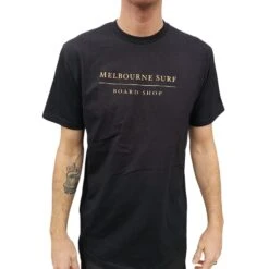 Melbourne Surf Board Shop Black Tee