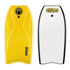 Nomad Nemesis EPS -MELBOURNE SURF Shop nomad nemesis eps bodyboards accessories nomad 42 yellow deck white bottom 821925