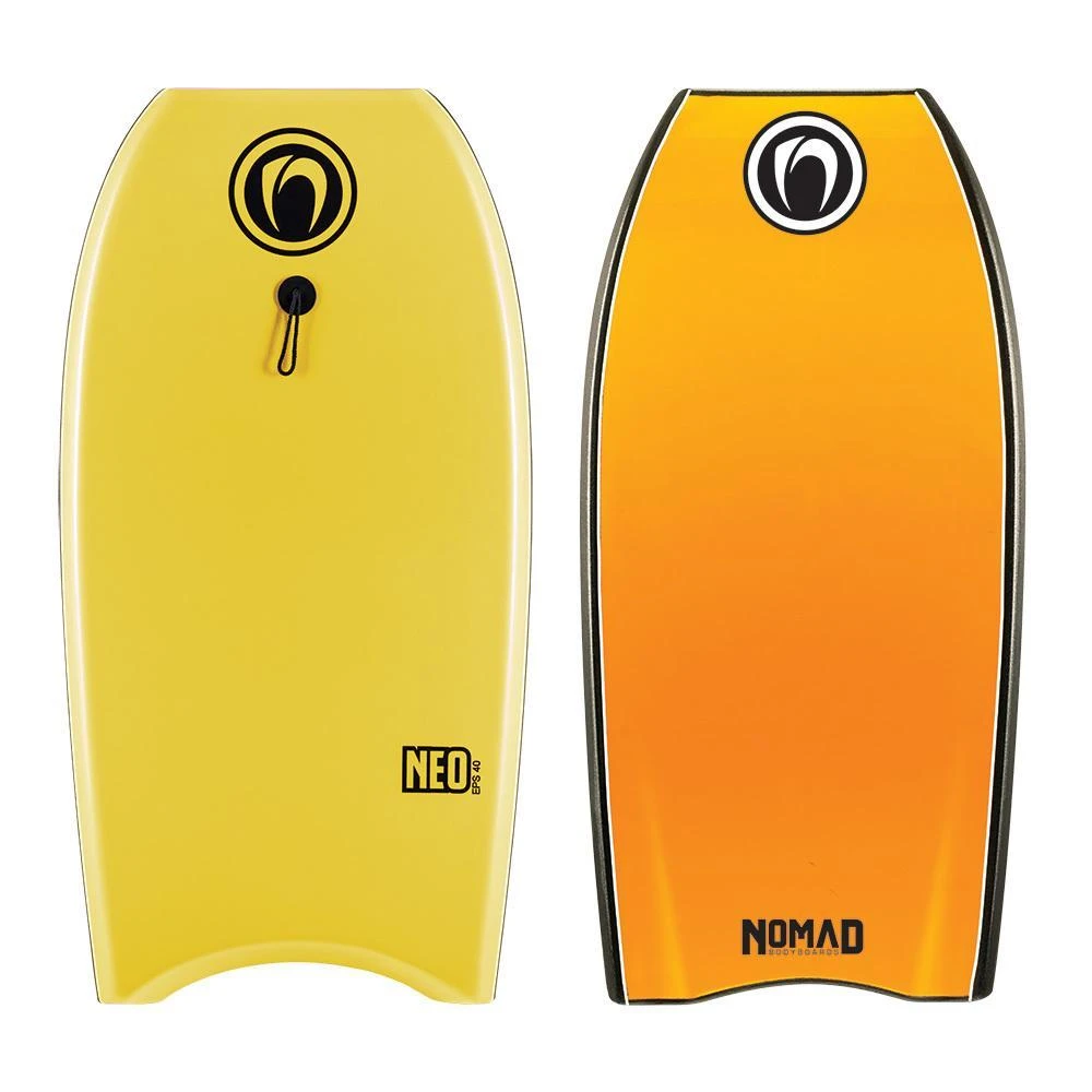 Nomad Neo Cres EPS Nomad Neo Cres EPS -MELBOURNE SURF Shop nomad neo cres eps bodyboards accessories nomad yellow deck orange bottom 36 880124