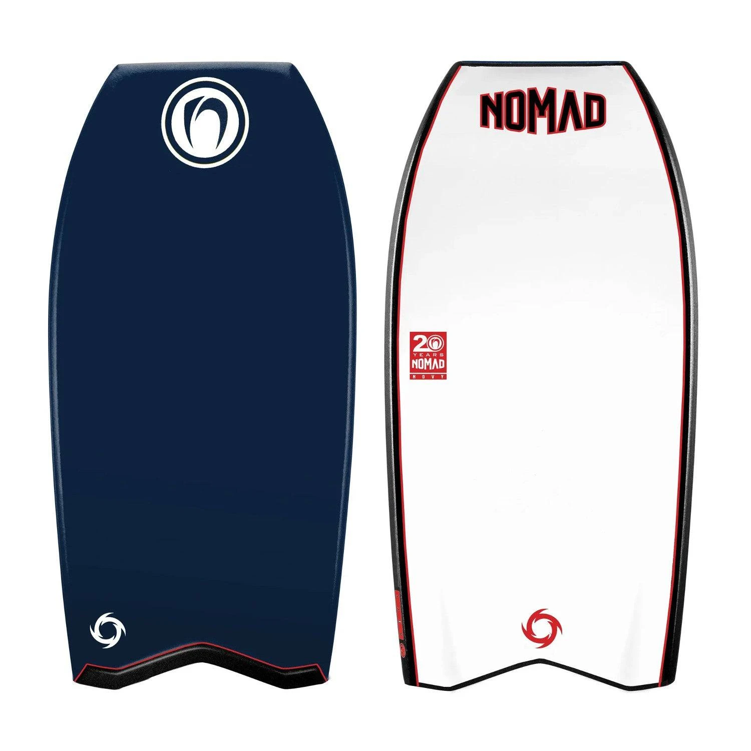Nomad Novy PP V-Tail Nomad Novy PP V-Tail -MELBOURNE SURF Shop nomad novy pp v tail bodyboards accessories nomad 40 midnight blue deck white bottom 430136