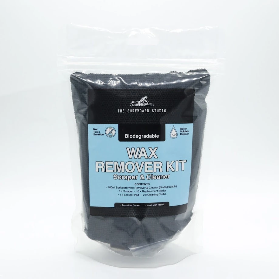 The Surfboard Studio - Wax Remover Kit - Scraper and Cleaner (Biodegradable) The Surfboard Studio - Wax Remover Kit - Scraper And Cleaner (Biodegradable) -MELBOURNE SURF Shop productpic 128