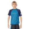 Rip Curl Boys Shockwaves Rash Guard S/SL UV Blue -MELBOURNE SURF Shop rip curl boys shockwaves ssl uv blue kids wetsuits rip curl 517670
