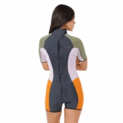 Rip Curl Women's Dawn Patrol 2/2 S/S Springsuit Wetsuit Charcoal -MELBOURNE SURF Shop rip curl womens dawn patrol 22 ss springsuit wetsuit charcoal womens wetsuits rip curl 524422