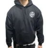 Zak Hoodie White/Black Retro Circle Logo In Black -MELBOURNE SURF Shop rn image picker lib temp 02a59b3c b1f9 4845 bdc0 099b980ee448