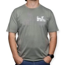 Zak Surfboards T-Shirt White Surf Logo Granite