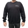 Zak Crew Neck Sweater White Rail Logo In Black -MELBOURNE SURF Shop rn image picker lib temp eaf51a04 d080 445e 99c7 fa60a02f94be